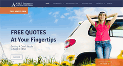 Desktop Screenshot of ableinsurance.net